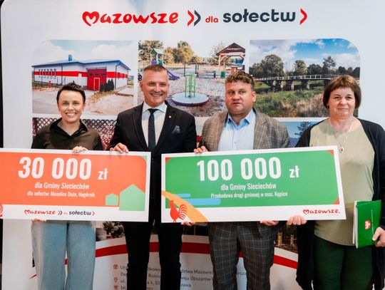 Popisanie umów w ramach programu Mazowsze dla Sołectw (zdjęcia)