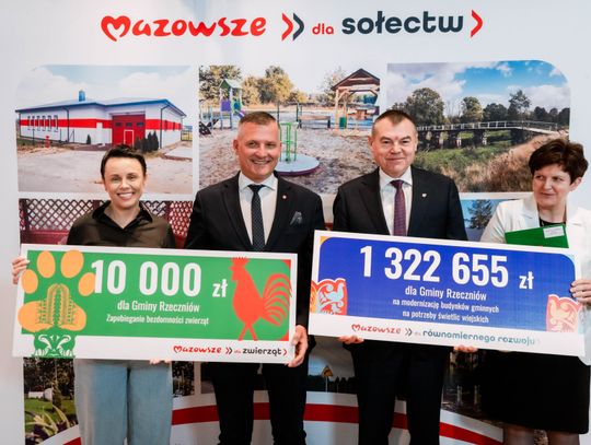 Popisanie umów w ramach programu Mazowsze dla Sołectw (zdjęcia)