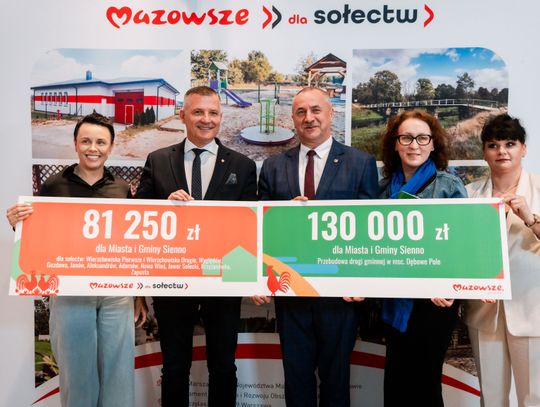 Popisanie umów w ramach programu Mazowsze dla Sołectw (zdjęcia)