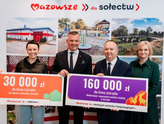 Popisanie umów w ramach programu Mazowsze dla Sołectw (zdjęcia)