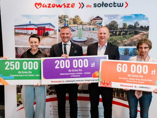 Popisanie umów w ramach programu Mazowsze dla Sołectw (zdjęcia)