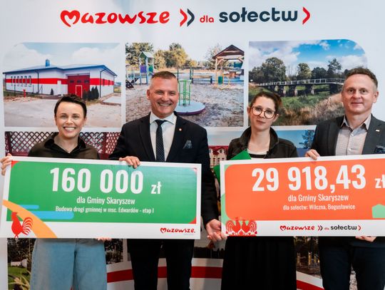 Popisanie umów w ramach programu Mazowsze dla Sołectw (zdjęcia)