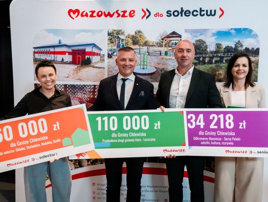 Popisanie umów w ramach programu Mazowsze dla Sołectw (zdjęcia)