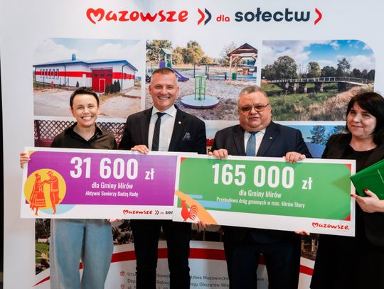 Popisanie umów w ramach programu Mazowsze dla Sołectw (zdjęcia)