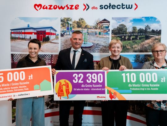 Popisanie umów w ramach programu Mazowsze dla Sołectw (zdjęcia)