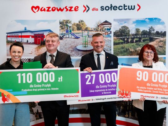 Popisanie umów w ramach programu Mazowsze dla Sołectw (zdjęcia)