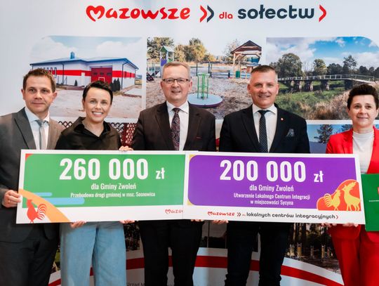 Popisanie umów w ramach programu Mazowsze dla Sołectw (zdjęcia)