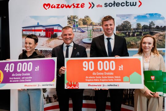 Popisanie umów w ramach programu Mazowsze dla Sołectw (zdjęcia)