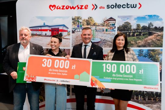 Popisanie umów w ramach programu Mazowsze dla Sołectw (zdjęcia)