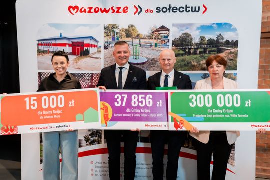 Popisanie umów w ramach programu Mazowsze dla Sołectw (zdjęcia)