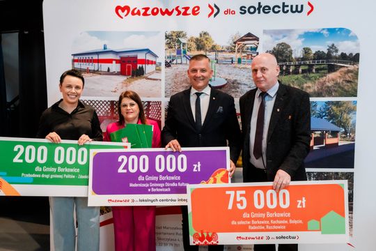 Popisanie umów w ramach programu Mazowsze dla Sołectw (zdjęcia)