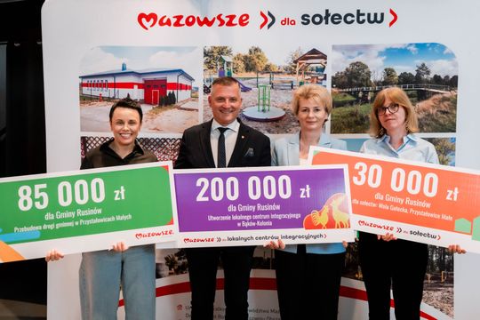 Popisanie umów w ramach programu Mazowsze dla Sołectw (zdjęcia)