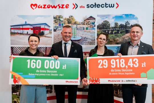 Popisanie umów w ramach programu Mazowsze dla Sołectw (zdjęcia)