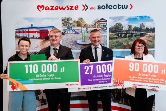 Popisanie umów w ramach programu Mazowsze dla Sołectw (zdjęcia)