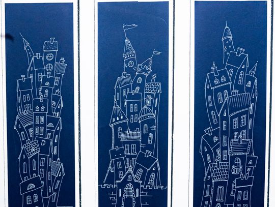 Wernisaż wystawy Michała Budzisza pt. " Trzy po trzy..." w Galerii pod Aniołem (zdjęcia)