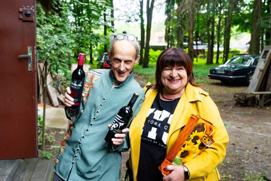 Wernisaż wystawy Michała Budzisza pt. " Trzy po trzy..." w Galerii pod Aniołem (zdjęcia)