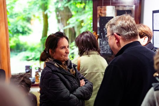 Wernisaż wystawy Michała Budzisza pt. " Trzy po trzy..." w Galerii pod Aniołem (zdjęcia)