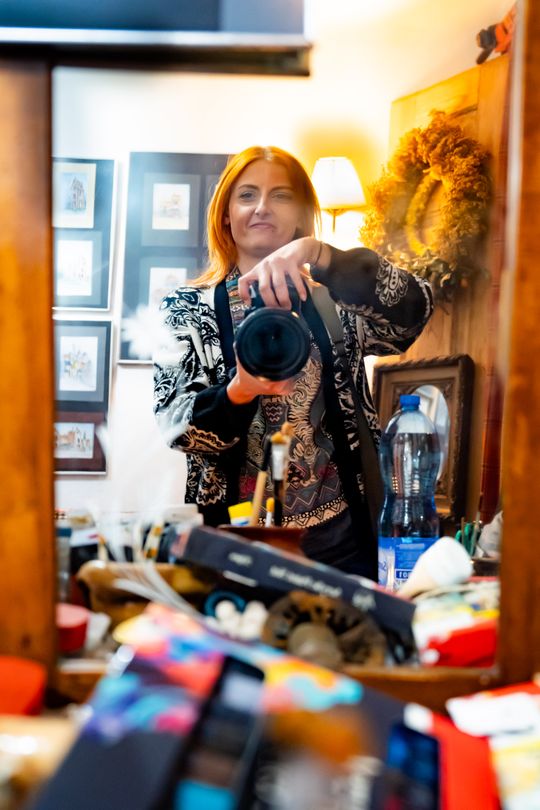 Wernisaż wystawy Michała Budzisza pt. " Trzy po trzy..." w Galerii pod Aniołem (zdjęcia)