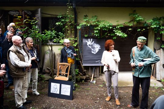 Wernisaż wystawy Michała Budzisza pt. " Trzy po trzy..." w Galerii pod Aniołem (zdjęcia)