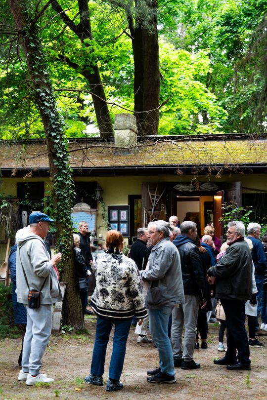 Wernisaż wystawy Michała Budzisza pt. " Trzy po trzy..." w Galerii pod Aniołem (zdjęcia)