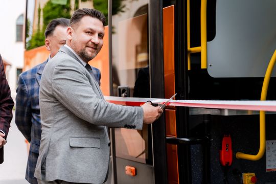 "Autobusy dla mazowieckich szkół"  - Nowe Miasto Nad Pilicą (zdjęcia)