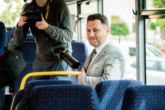 "Autobusy dla mazowieckich szkół"  - Nowe Miasto Nad Pilicą (zdjęcia)