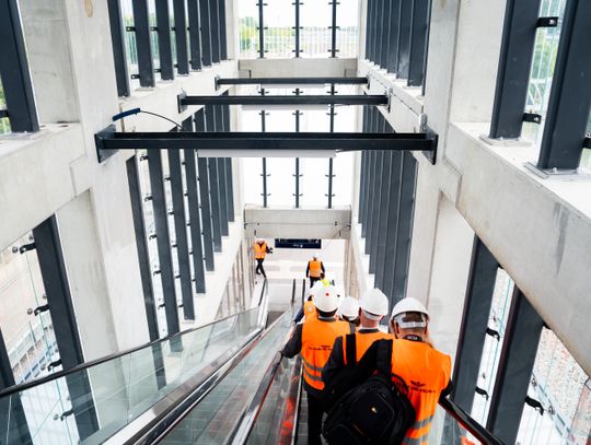 Dzień zdjęciowy na budowie przystanku kolejowego Radom Wschodni (zdjęcia)