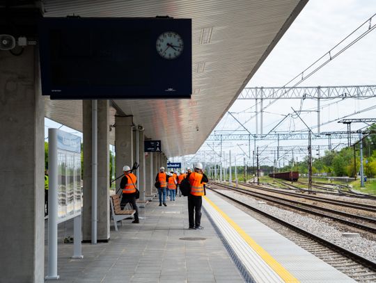 Dzień zdjęciowy na budowie przystanku kolejowego Radom Wschodni (zdjęcia)