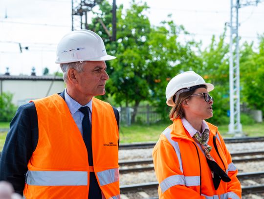 Dzień zdjęciowy na budowie przystanku kolejowego Radom Wschodni (zdjęcia)