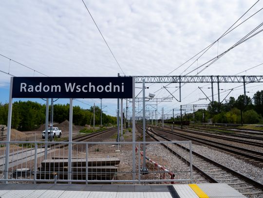 Dzień zdjęciowy na budowie przystanku kolejowego Radom Wschodni (zdjęcia)