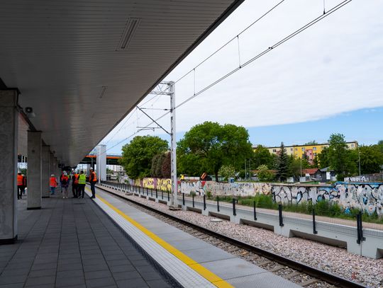 Dzień zdjęciowy na budowie przystanku kolejowego Radom Wschodni (zdjęcia)