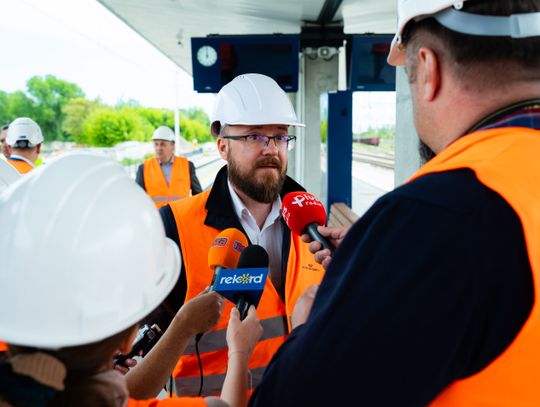 Dzień zdjęciowy na budowie przystanku kolejowego Radom Wschodni (zdjęcia)
