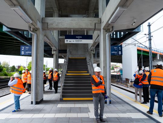 Dzień zdjęciowy na budowie przystanku kolejowego Radom Wschodni (zdjęcia)