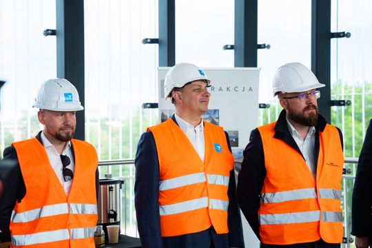 Dzień zdjęciowy na budowie przystanku kolejowego Radom Wschodni (zdjęcia)