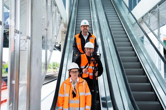 Dzień zdjęciowy na budowie przystanku kolejowego Radom Wschodni (zdjęcia)