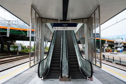 Dzień zdjęciowy na budowie przystanku kolejowego Radom Wschodni (zdjęcia)