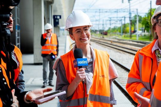 Dzień zdjęciowy na budowie przystanku kolejowego Radom Wschodni (zdjęcia)