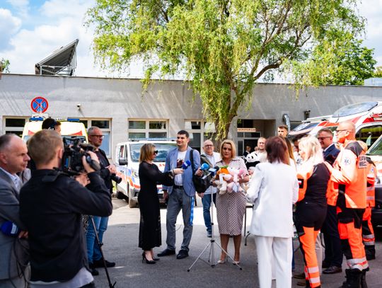 Briefing prasowy dot. przekazania maskotek dla najmłodszych pacjentów pogotowia (zdjęcia)
