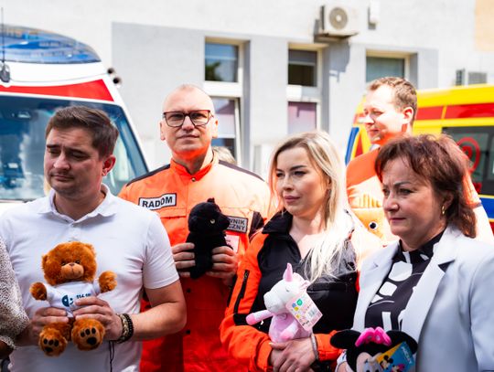 Briefing prasowy dot. przekazania maskotek dla najmłodszych pacjentów pogotowia (zdjęcia)