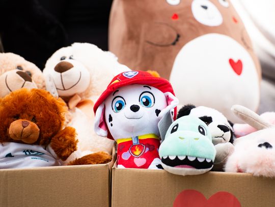 Briefing prasowy dot. przekazania maskotek dla najmłodszych pacjentów pogotowia (zdjęcia)