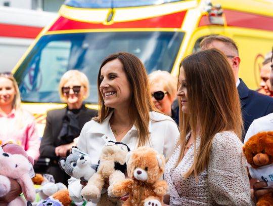 Briefing prasowy dot. przekazania maskotek dla najmłodszych pacjentów pogotowia (zdjęcia)
