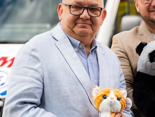 Briefing prasowy dot. przekazania maskotek dla najmłodszych pacjentów pogotowia (zdjęcia)