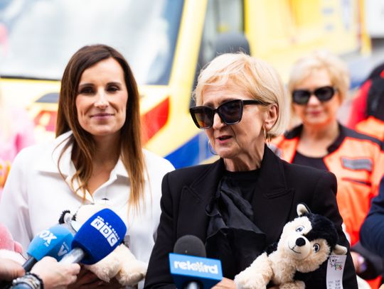 Briefing prasowy dot. przekazania maskotek dla najmłodszych pacjentów pogotowia (zdjęcia)