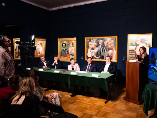 Konferencja prasowa w Muzeum im. Jacka Malczewskiego w Radomiu (zdjęcia)
