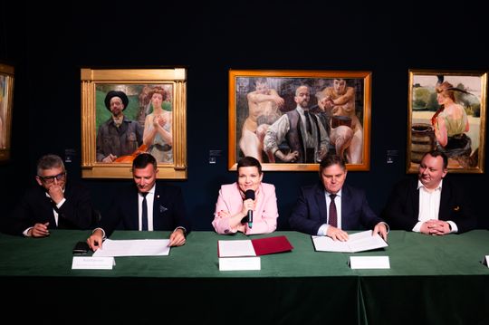 Konferencja prasowa w Muzeum im. Jacka Malczewskiego w Radomiu (zdjęcia)