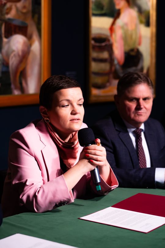 Konferencja prasowa w Muzeum im. Jacka Malczewskiego w Radomiu (zdjęcia)