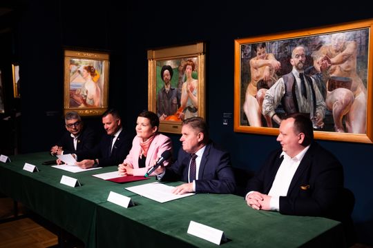 Konferencja prasowa w Muzeum im. Jacka Malczewskiego w Radomiu (zdjęcia)