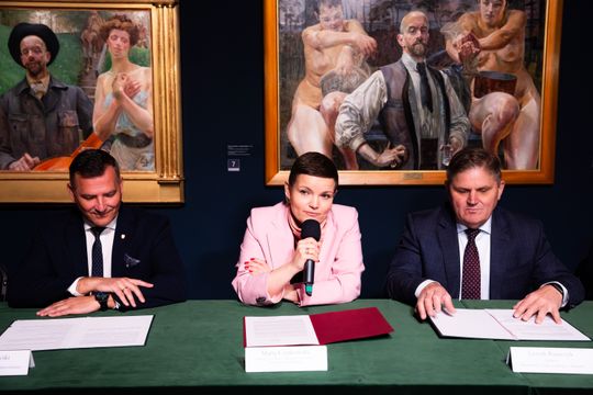 Konferencja prasowa w Muzeum im. Jacka Malczewskiego w Radomiu (zdjęcia)