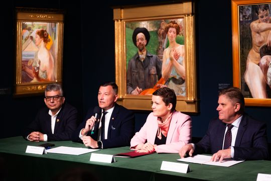 Konferencja prasowa w Muzeum im. Jacka Malczewskiego w Radomiu (zdjęcia)