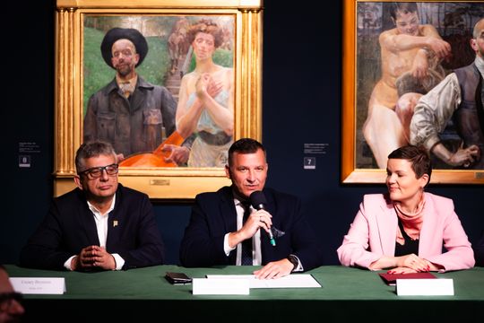 Konferencja prasowa w Muzeum im. Jacka Malczewskiego w Radomiu (zdjęcia)